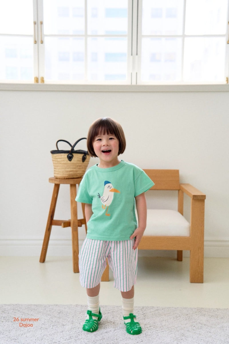 Dajoa - Korean Children Fashion - #stylishchildhood - Bird Top Bottom Set - 3