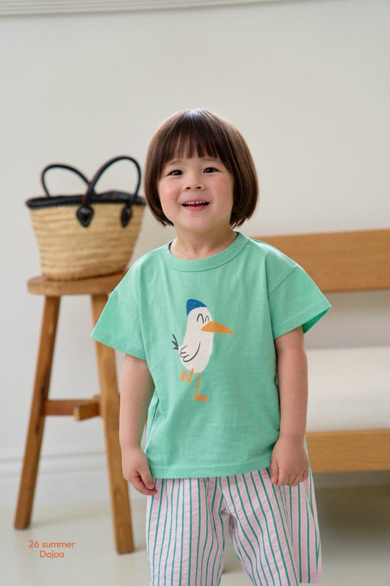 Dajoa - Korean Children Fashion - #todddlerfashion - Bird Top Bottom Set