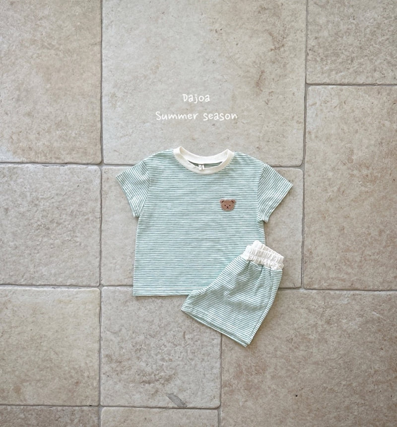 Dajoa - Korean Children Fashion - #toddlerclothing - Bear Top Bottom Set - 11