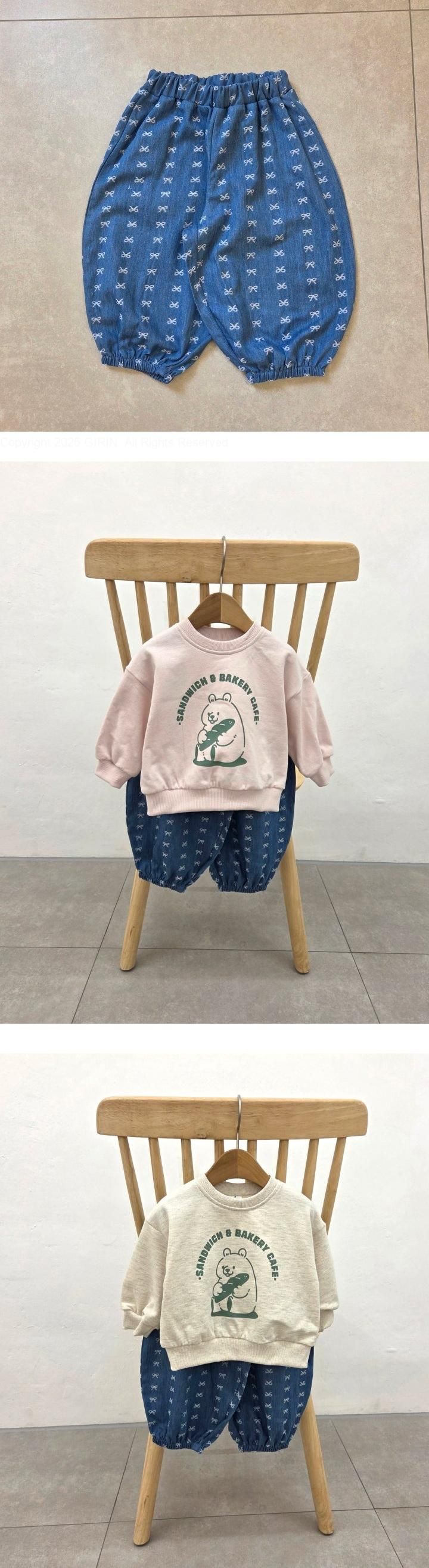 Dazzling - Korean Children Fashion - #childrensboutique - Ribbon Denim Jeans