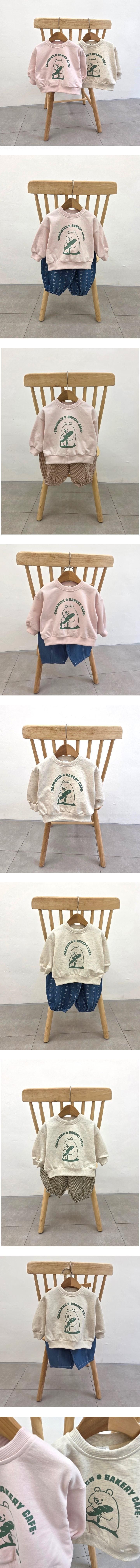Dazzling - Korean Children Fashion - #littlefashionista - Bear Bread Tee