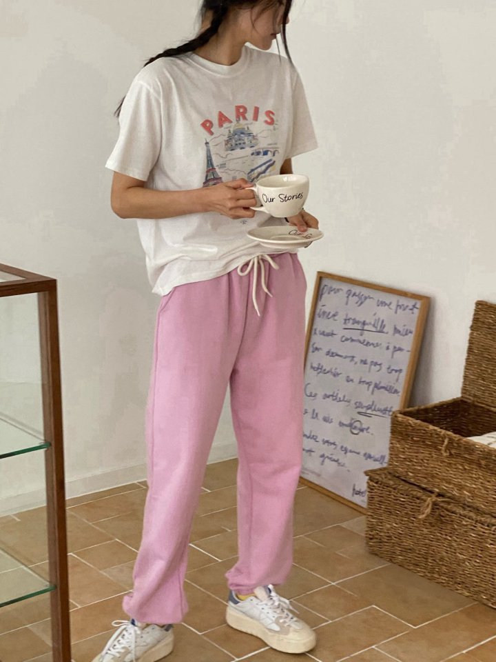 Diana - Korean Women Fashion - #momslook - Paris Tee - 7