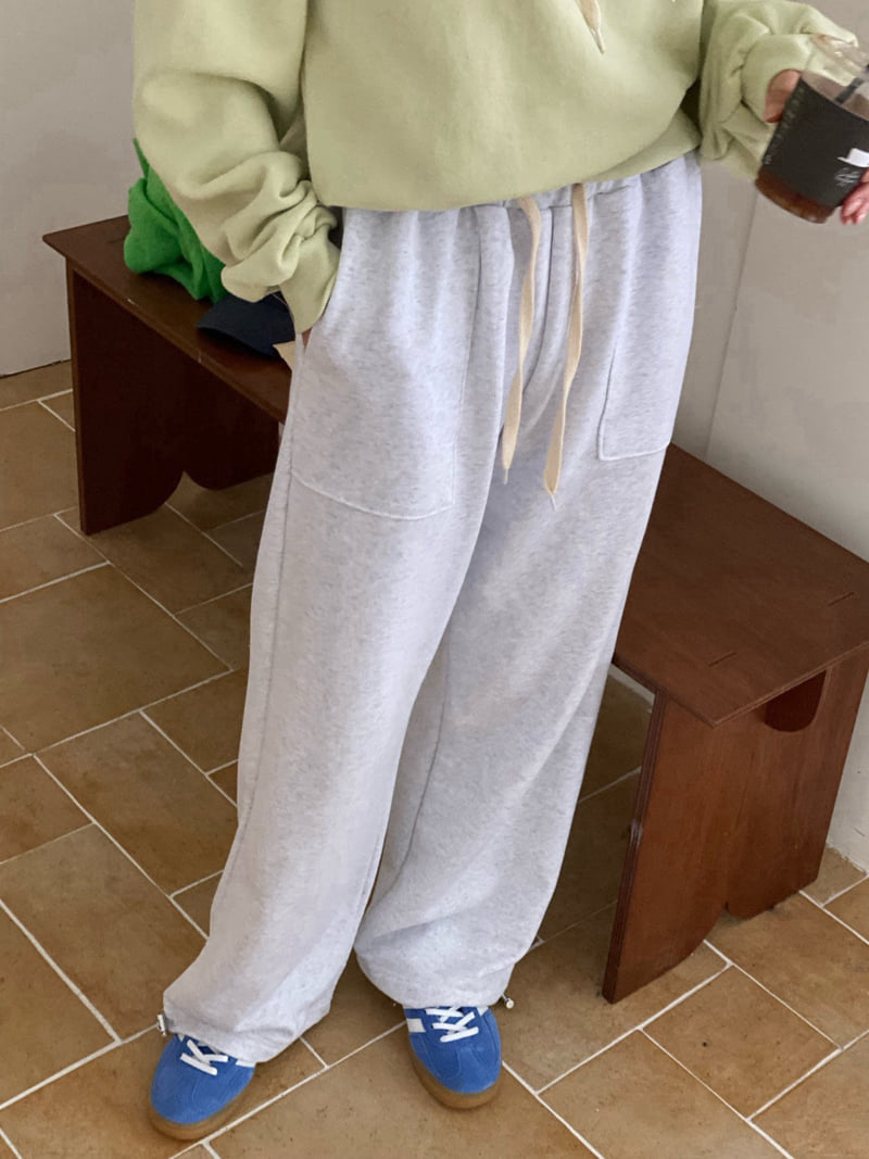 Diana - Korean Women Fashion - #momslook - String Terry Pants - 12