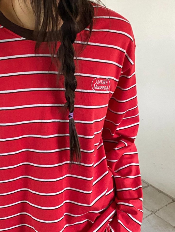 Diana - Korean Women Fashion - #momslook - Masena Stripe Tee - 3