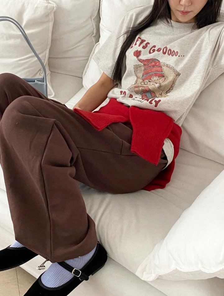 Diana - Korean Women Fashion - #momslook - Bed Tee - 2