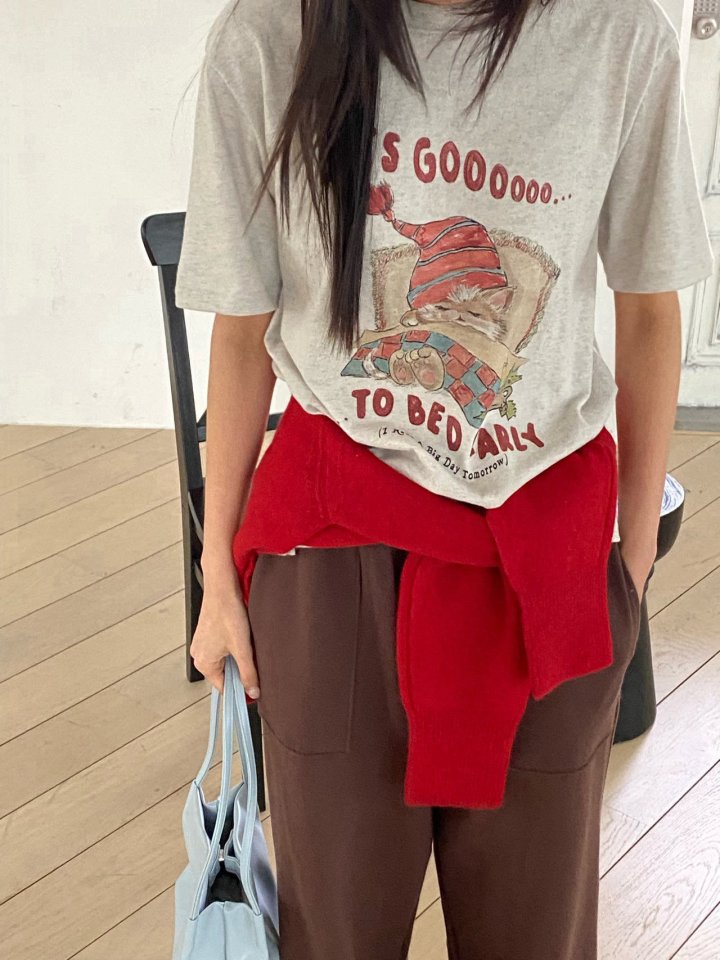Diana - Korean Women Fashion - #womensfashion - Bed Tee - 4