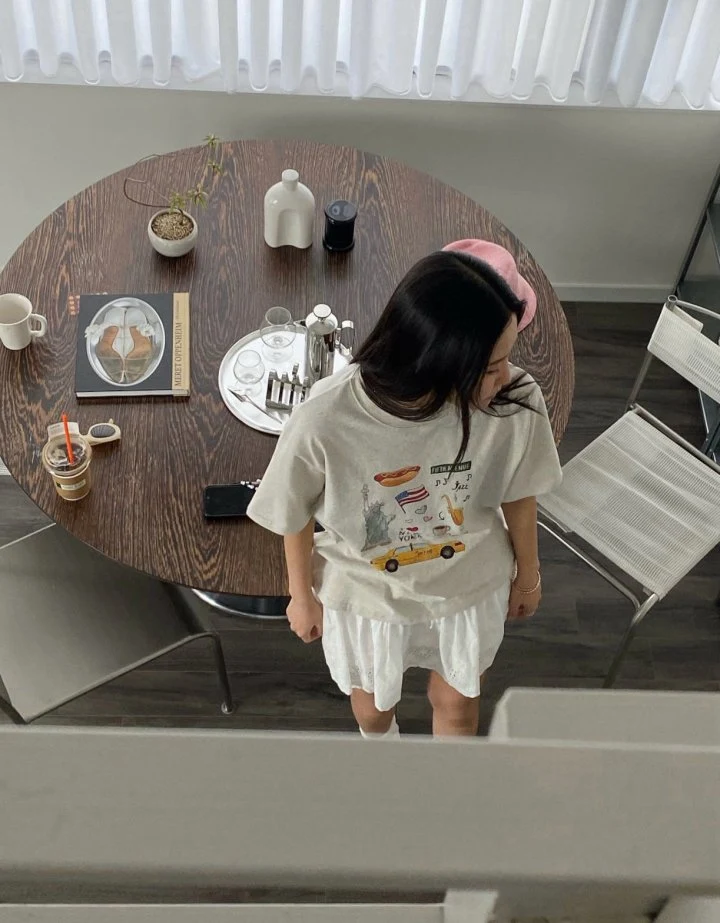 Diana - Korean Women Fashion - #momslook - Hotdog Tee - 5