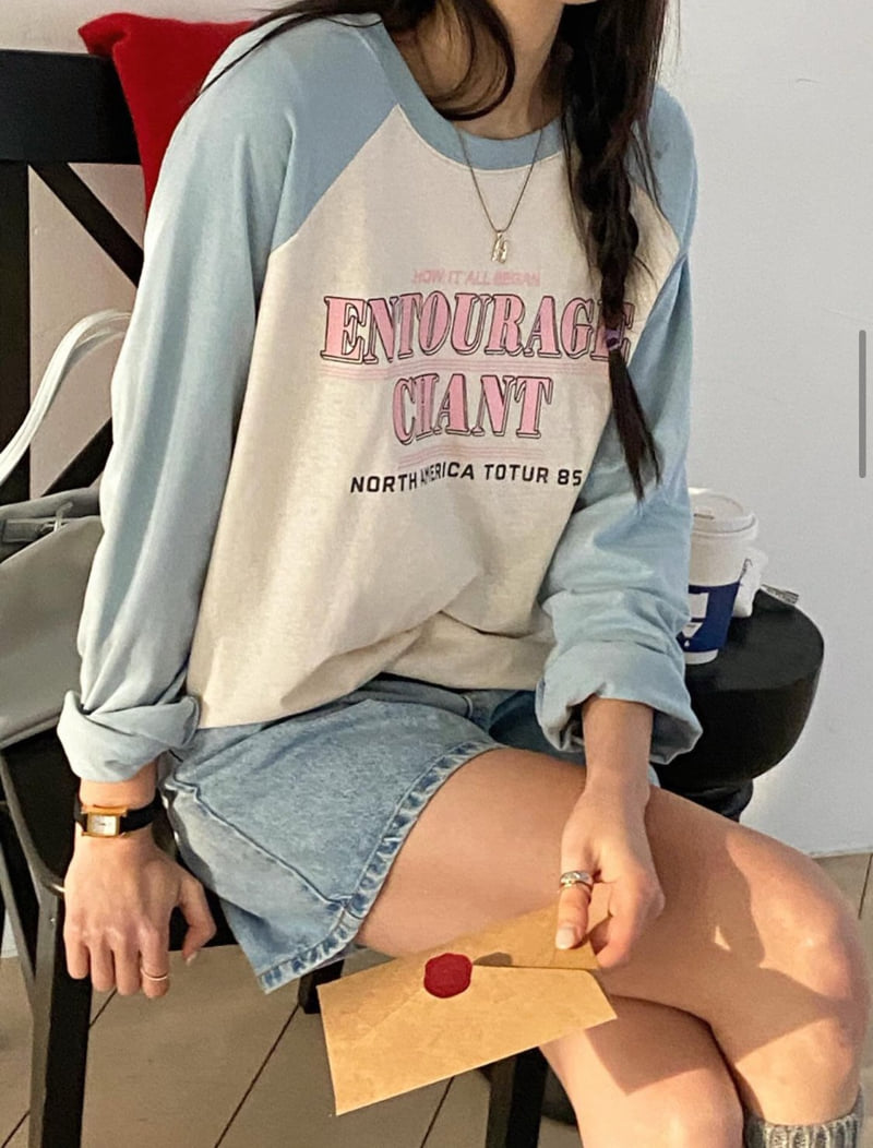 Diana - Korean Women Fashion - #momslook - Chant Raglan Tee - 12