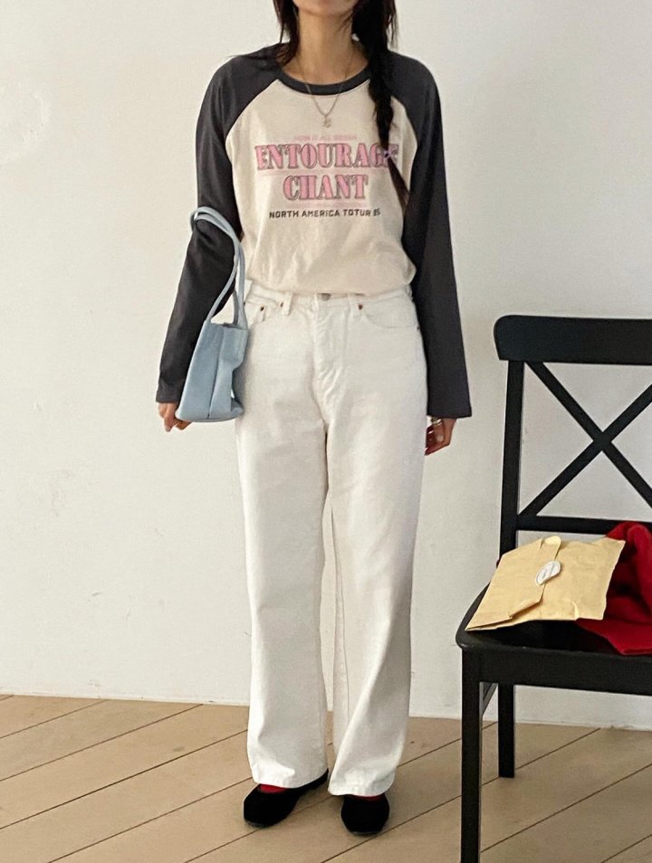 Diana - Korean Women Fashion - #womensfashion - Chant Raglan Tee - 4