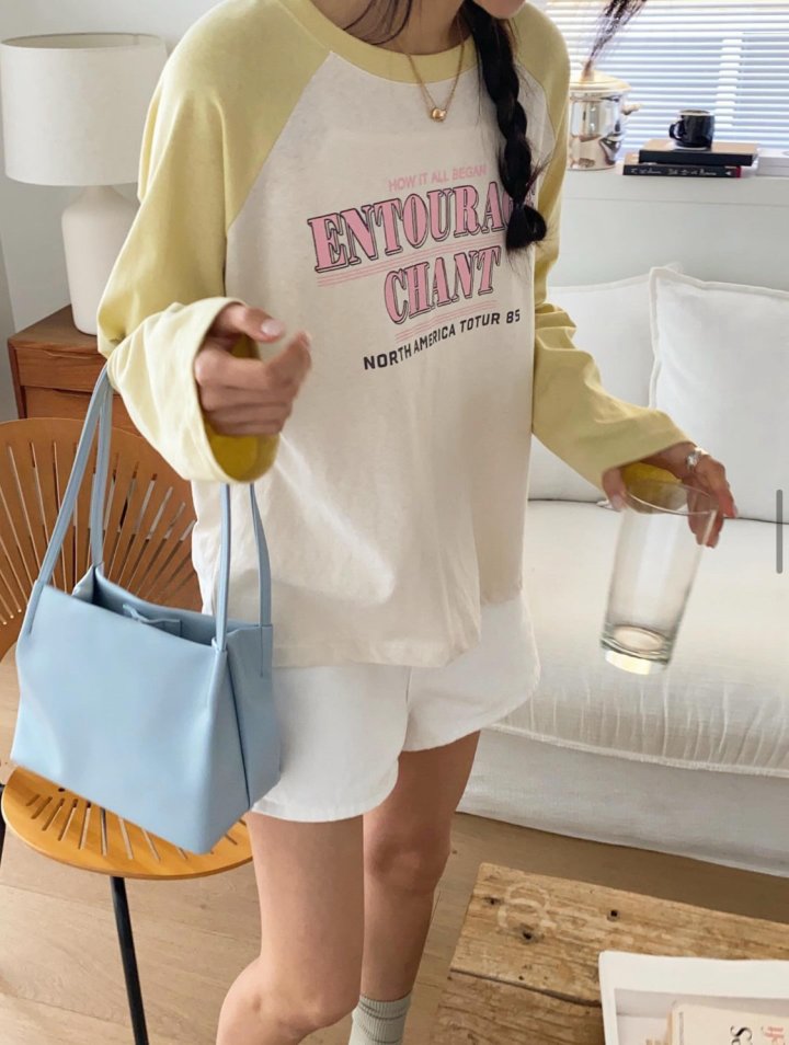 Diana - Korean Women Fashion - #momslook - Chant Raglan Tee - 8