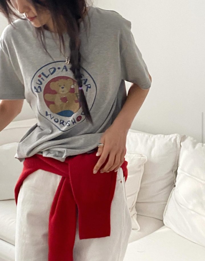 Diana - Korean Women Fashion - #womensfashion - Build Bear Tee - 4