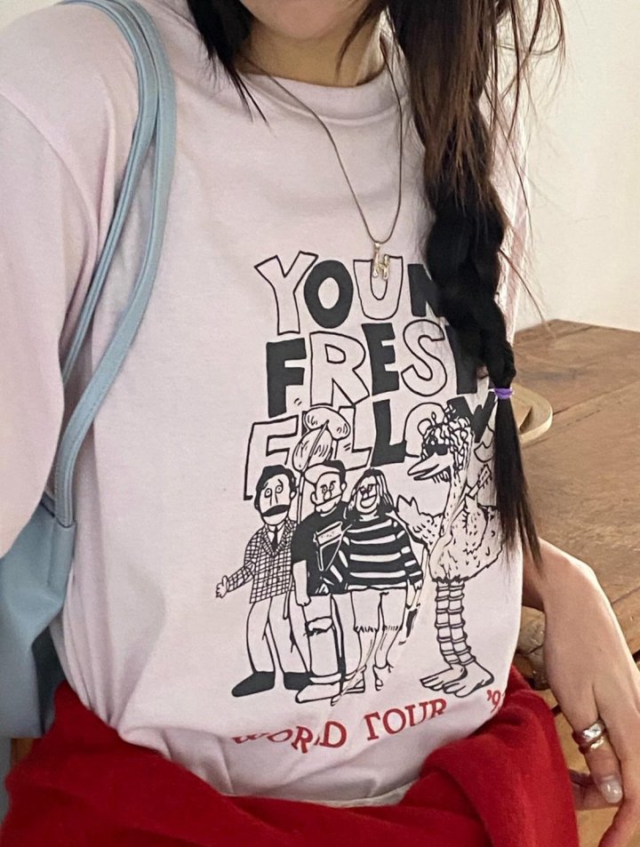 Diana - Korean Women Fashion - #momslook - World Tour Tee - 2