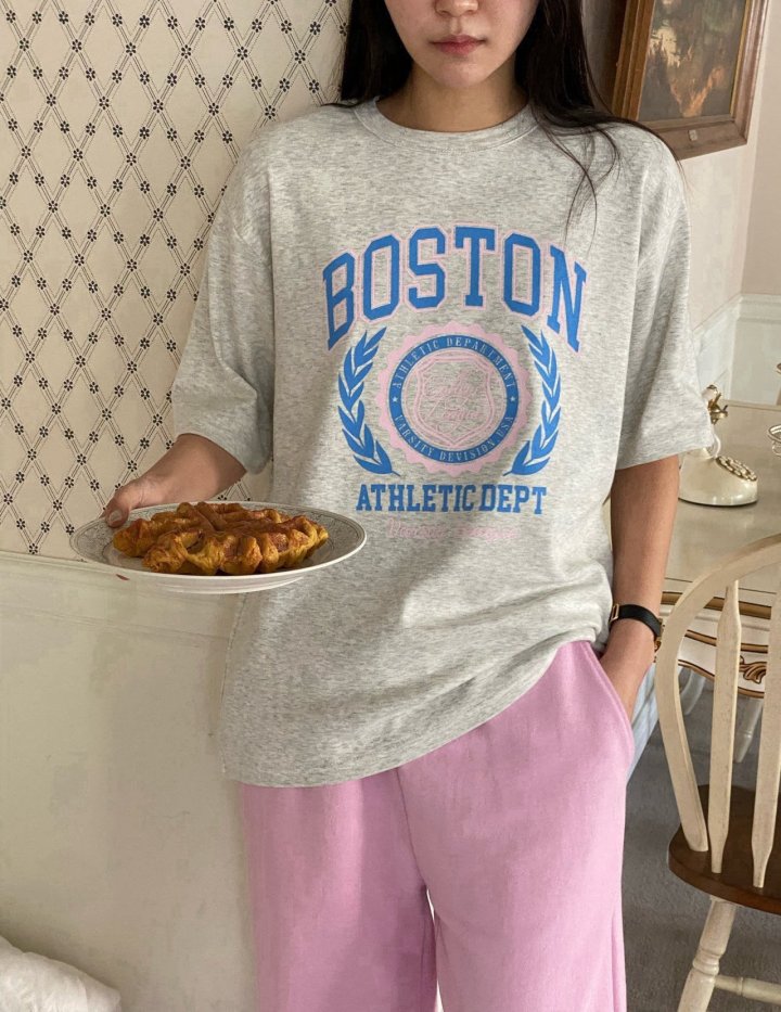 Diana - Korean Women Fashion - #momslook - Boston Tee