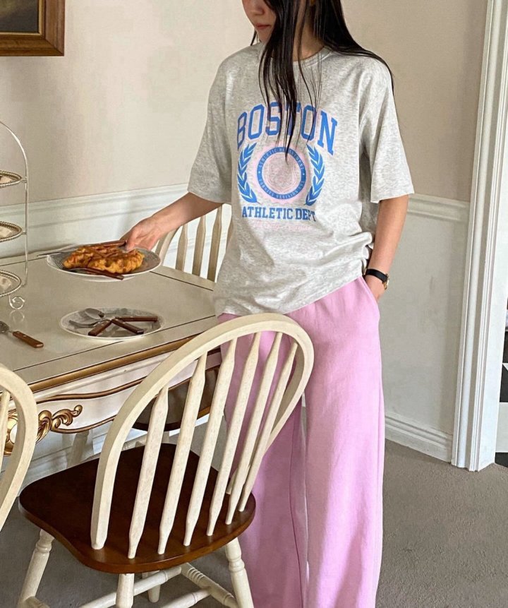 Diana - Korean Women Fashion - #momslook - Boston Tee - 4
