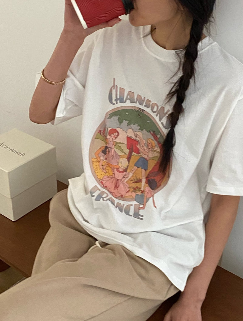 Diana - Korean Women Fashion - #momslook - Chanson Tee - 12