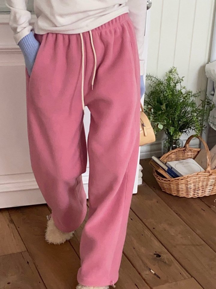 Diana - Korean Women Fashion - #momslook - Fleece Warm Pants - 7