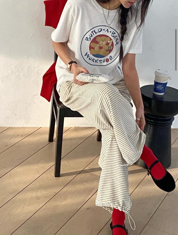 Diana - Korean Women Fashion - #thelittlethings - Velo Stripe Pants - 4