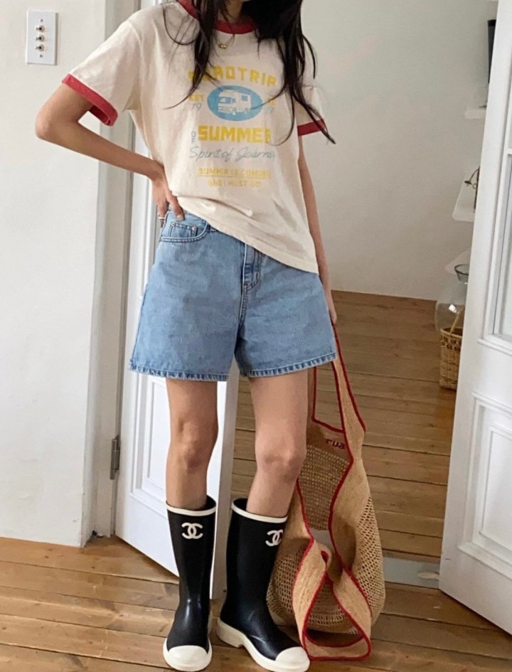 Diana - Korean Women Fashion - #momslook - Road Color Block Tee - 7