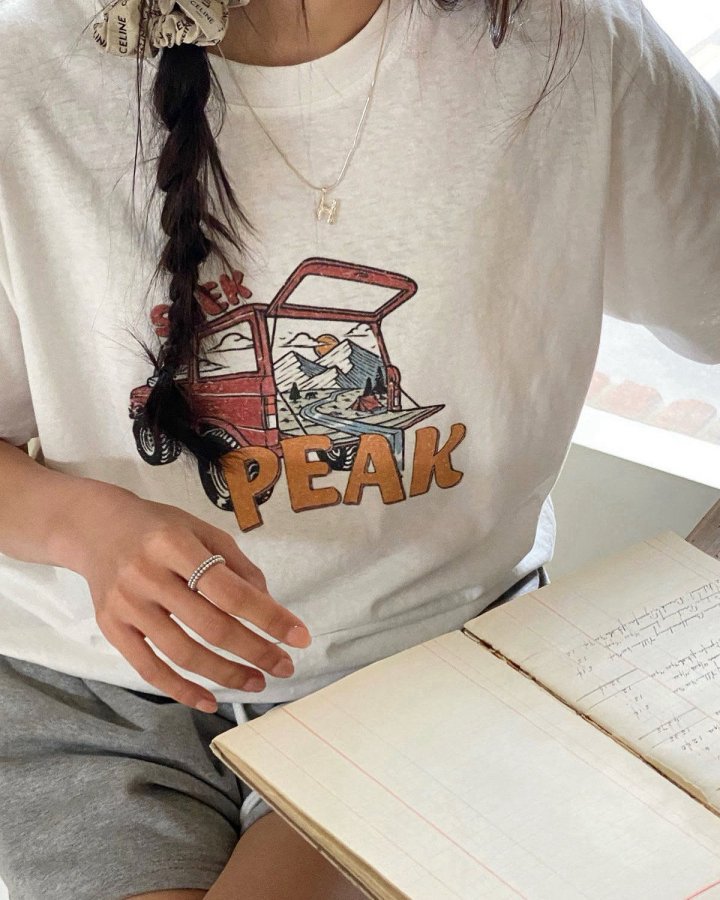 Diana - Korean Women Fashion - #momslook - Peak Tee - 10