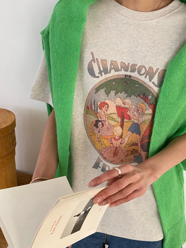 Diana - Korean Women Fashion - #restrostyle - Chanson Tee - 3