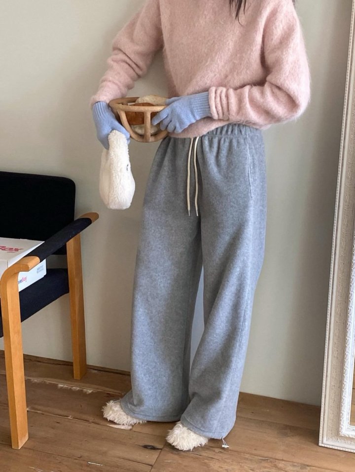 Diana - Korean Women Fashion - #romanticstyle - Fleece Warm Pants - 3
