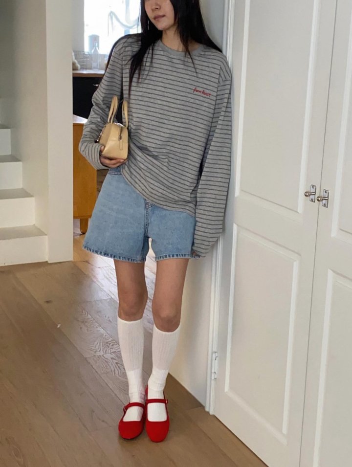 Diana - Korean Women Fashion - #restrostyle - Cojet Stripe Tee - 4