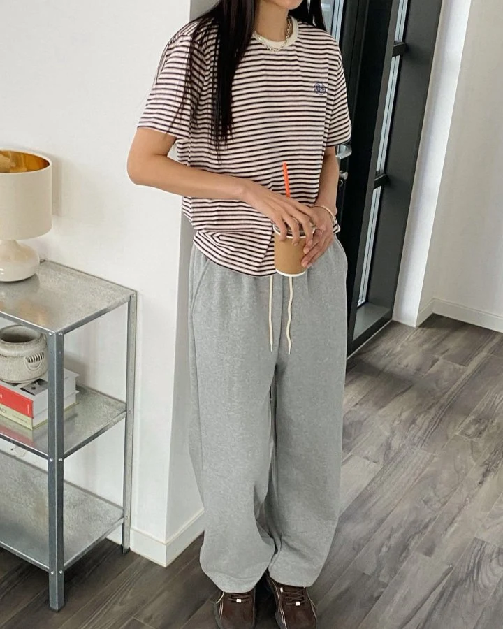 Diana - Korean Women Fashion - #thatsdarling - Pie Stripe Tee - 9