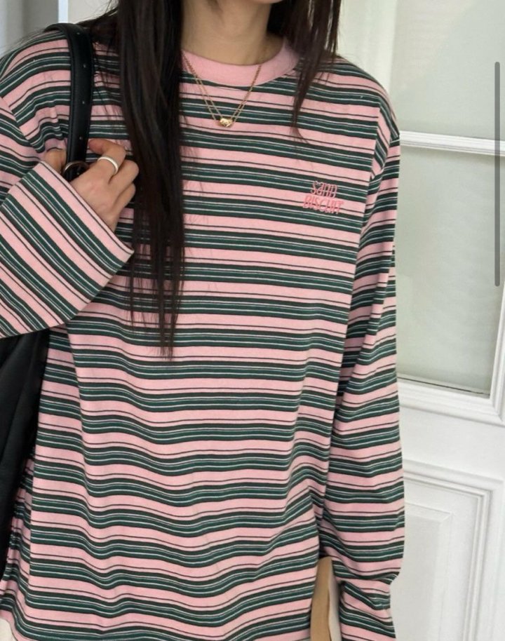 Diana - Korean Women Fashion - #thelittlethings - Foreign Stripe Tee - 10