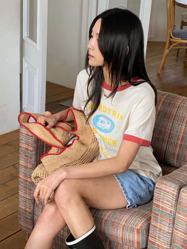 Diana - Korean Women Fashion - #thelittlethings - Road Color Block Tee - 6