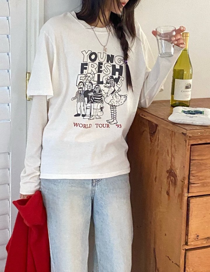 Diana - Korean Women Fashion - #vintageinspired - World Tour Tee - 8