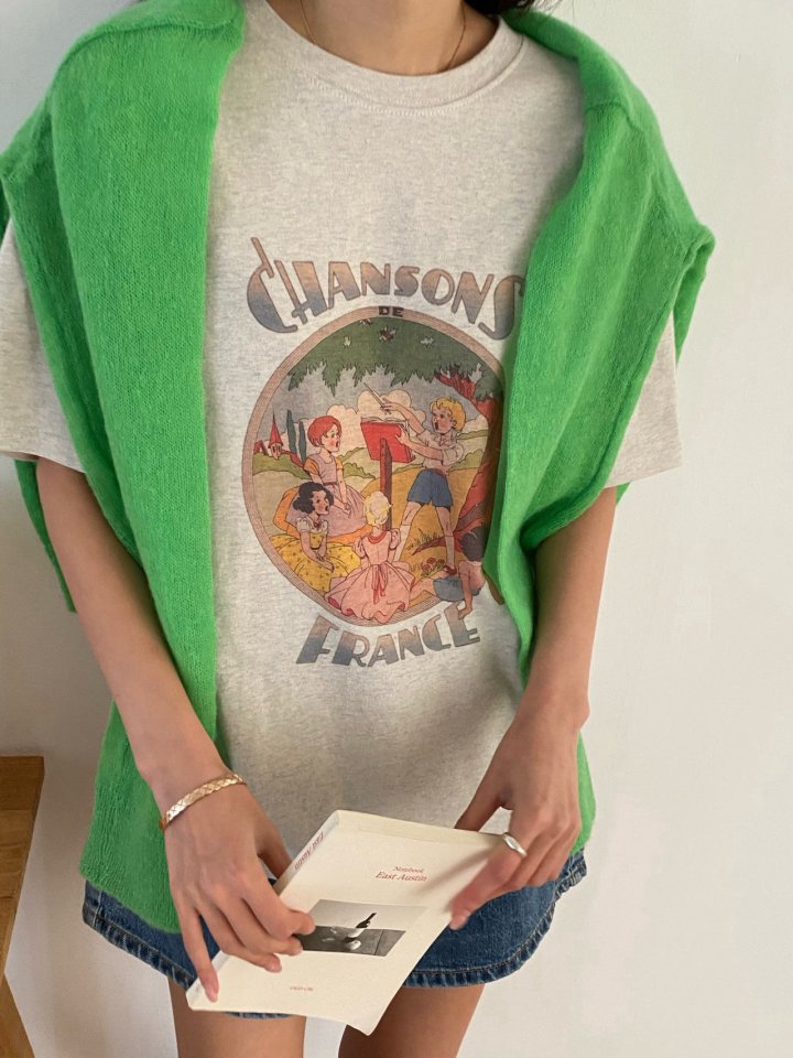 Diana - Korean Women Fashion - #vintagekidsstyle - Chanson Tee