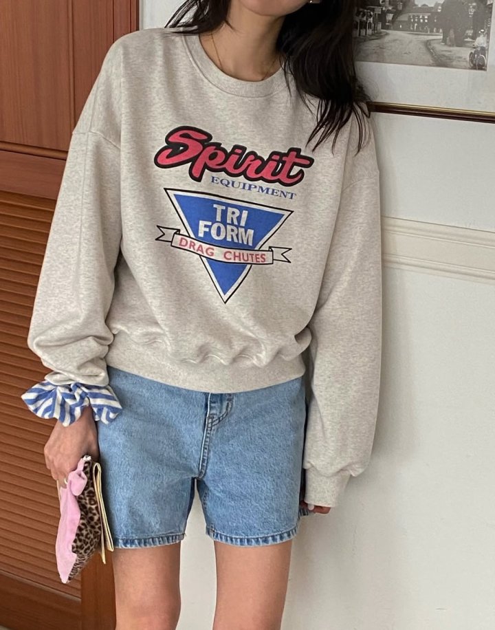 Diana - Korean Women Fashion - #vintagekidsstyle - Spirit Sweatshirt - 3