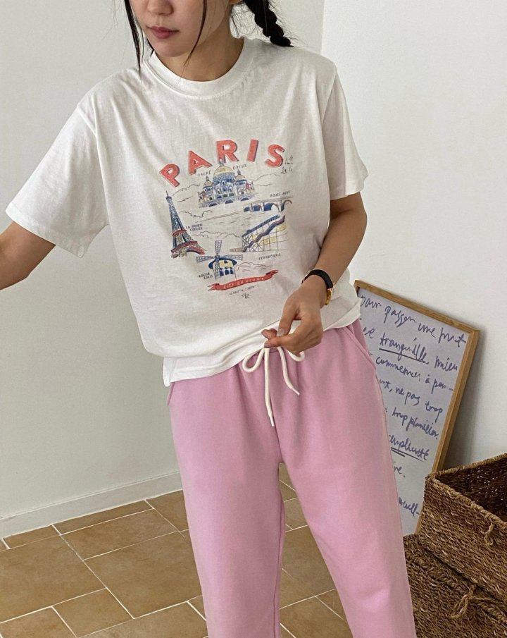 Diana - Korean Women Fashion - #womensfashion - Paris Tee - 6