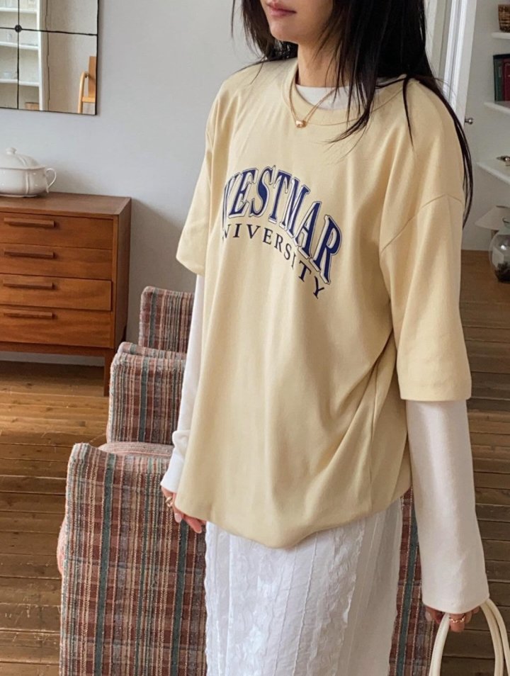 Diana - Korean Women Fashion - #momslook - West Tee - 4