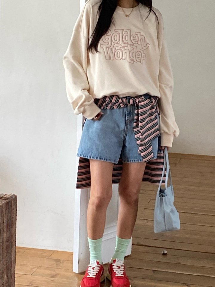 Diana - Korean Women Fashion - #womensfashion - Golden Sweatshirt - 11