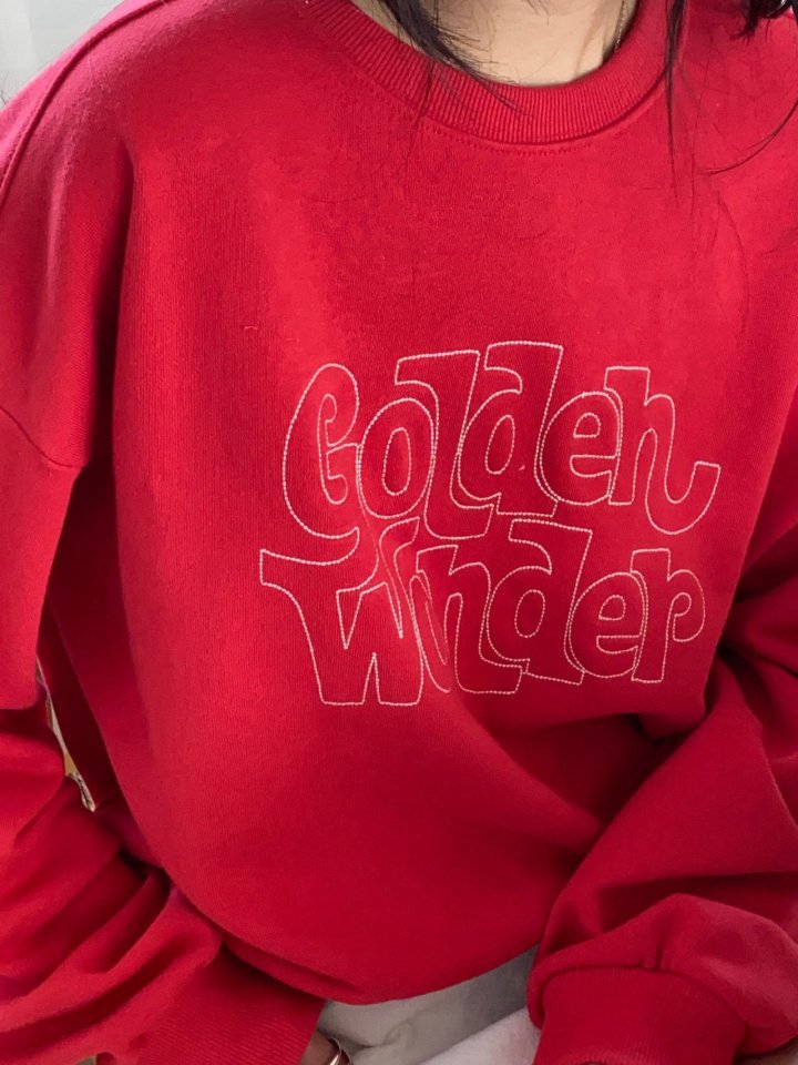 Diana - Korean Women Fashion - #womensfashion - Golden Sweatshirt - 5