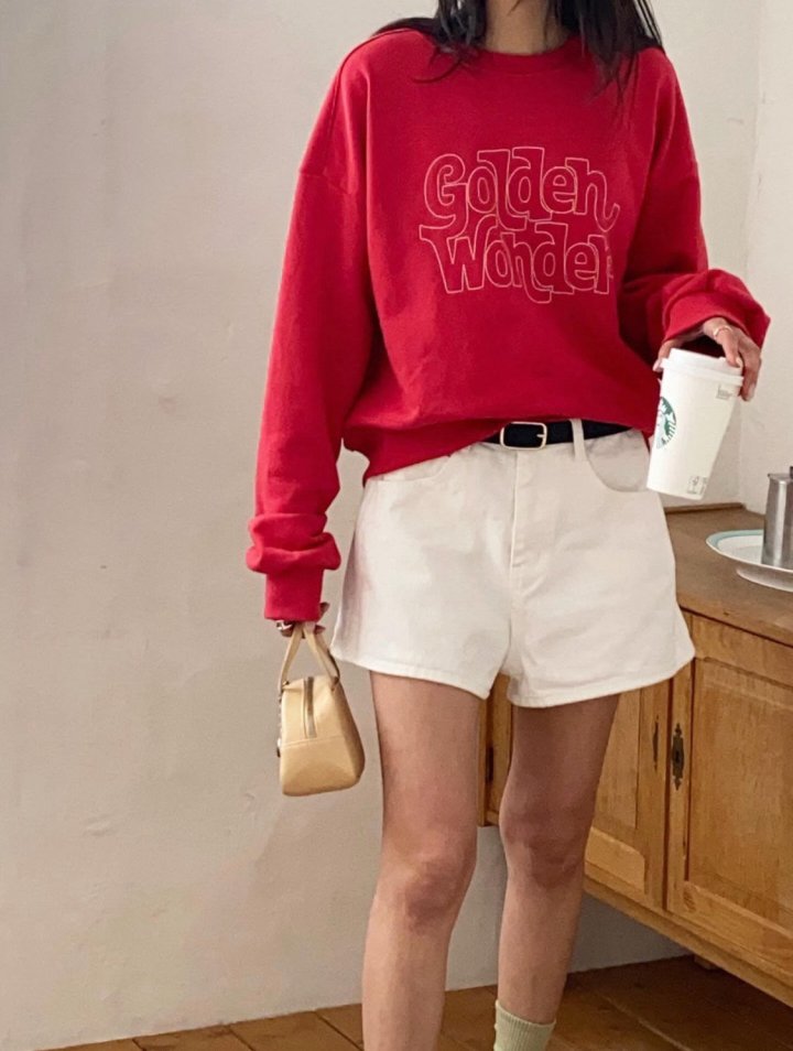 Diana - Korean Women Fashion - #womensfashion - Golden Sweatshirt - 7