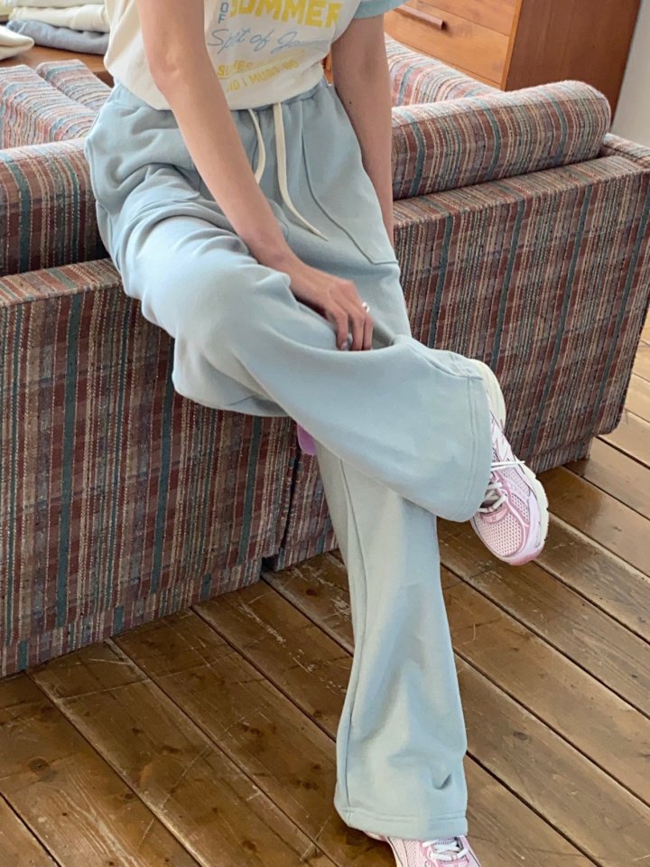 Diana - Korean Women Fashion - #womensfashion - String Terry Pants