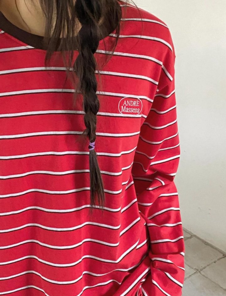 Diana - Korean Women Fashion - #womensfashion - Masena Stripe Tee - 8