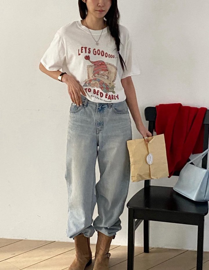 Diana - Korean Women Fashion - #womensfashion - Bed Tee - 7