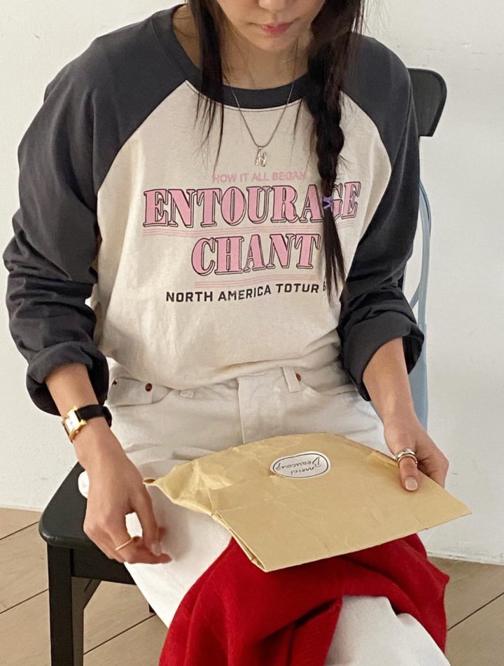 Diana - Korean Women Fashion - #womensfashion - Chant Raglan Tee
