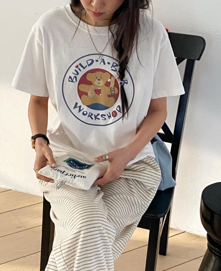 Diana - Korean Women Fashion - #womensfashion - Build Bear Tee - 11