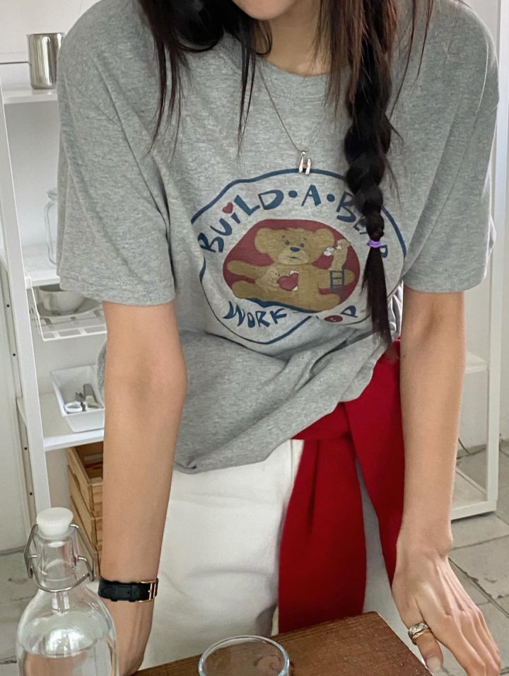 Diana - Korean Women Fashion - #womensfashion - Build Bear Tee - 5