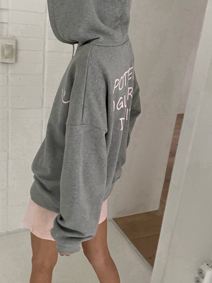 Diana - Korean Women Fashion - #momslook - Smile Hoodie - 4