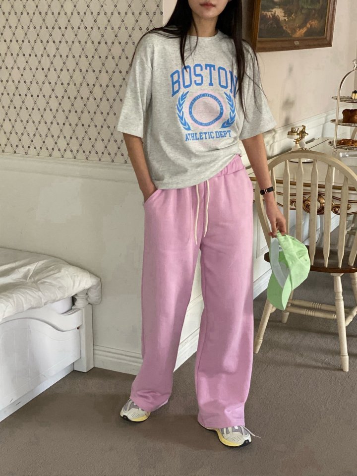 Diana - Korean Women Fashion - #womensfashion - Boston Tee - 2