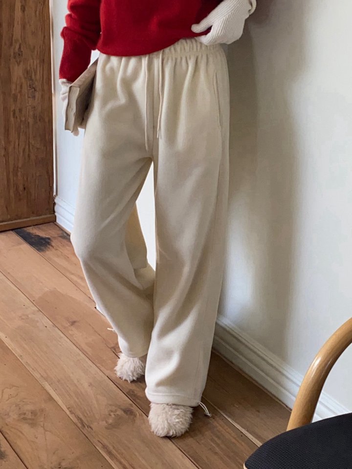 Diana - Korean Women Fashion - #womensfashion - Fleece Warm Pants - 10