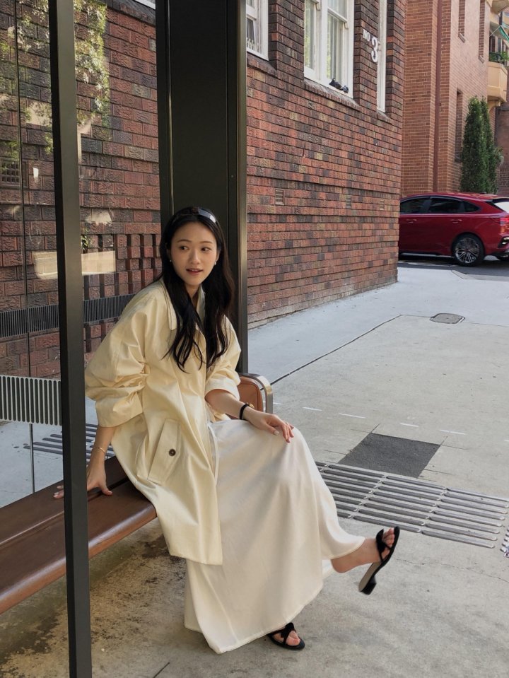 Dress Room - Korean Women Fashion - #momslook - Jade Layered Trench Coat - 12