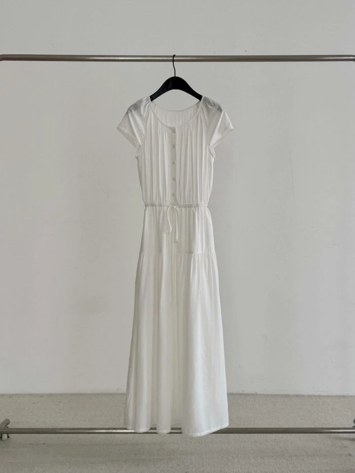 Dress Room - Korean Women Fashion - #momslook - Mary Shirring One-piece - 10