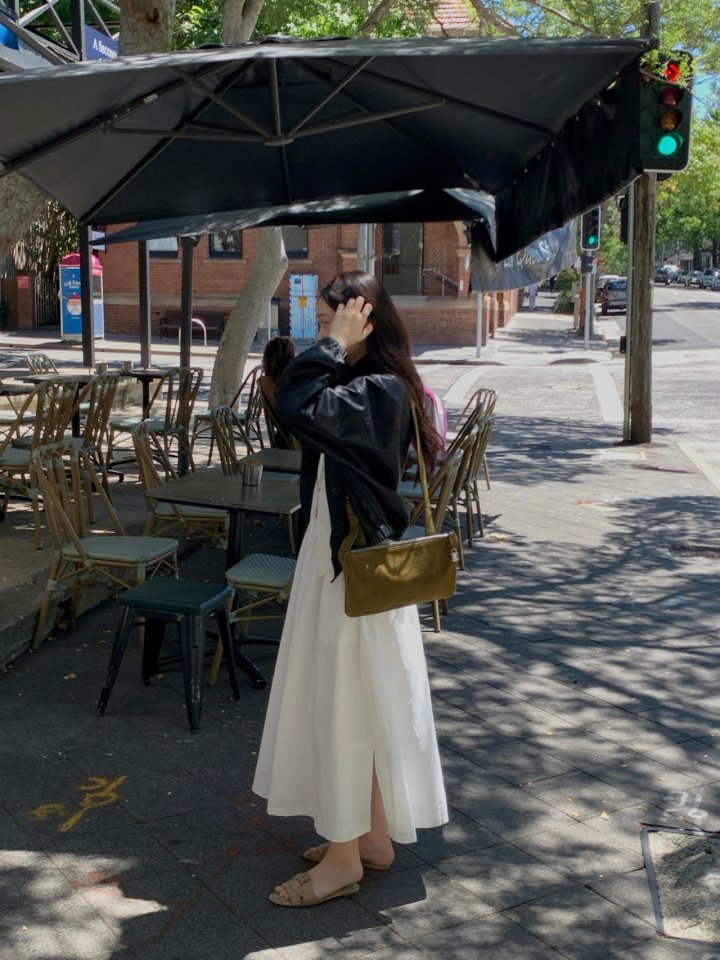 Dress Room - Korean Women Fashion - #momslook - Liz Cotton Slit Skirt - 8