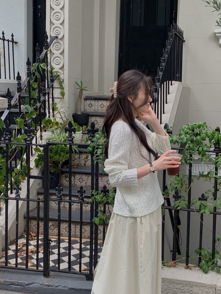 Dress Room - Korean Women Fashion - #momslook - Spring Pom-Pom Knit - 12